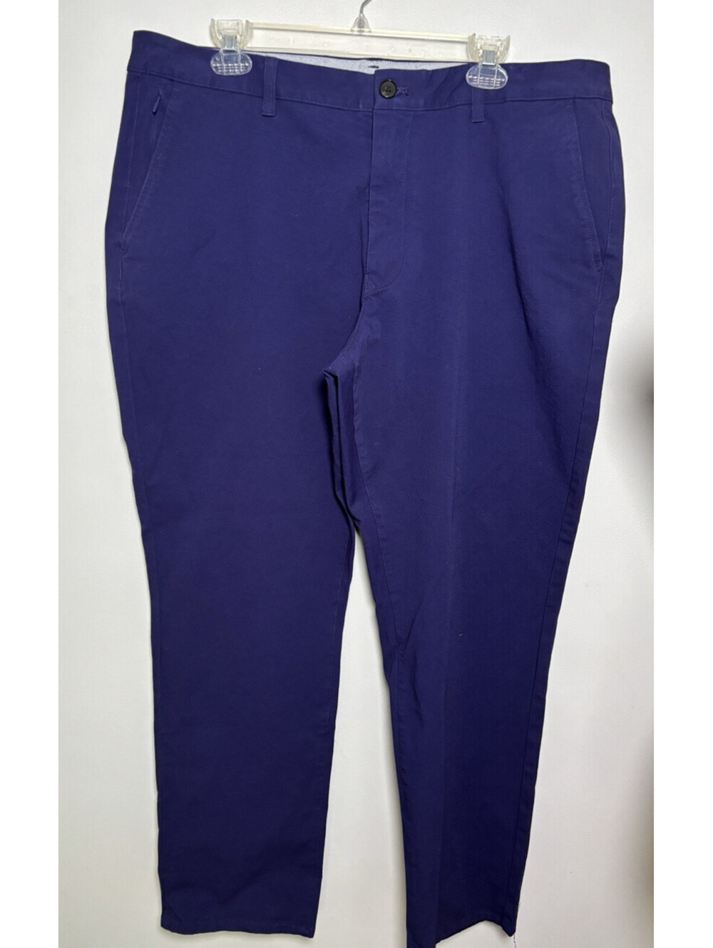 BONOBOS Pants Mens 38x30 Blue Navy Athletic Chino Khakis